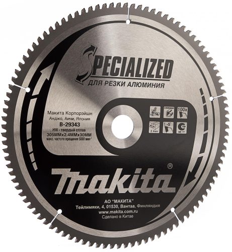 Пильный диск 305x30 Al Makita B-29343