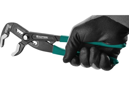 Фото KRAFTOOL 250 мм, клещи переставные с фиксатором 22353-25 KRAFTOOL 250 мм, клещи переставные с фиксатором 22353-25