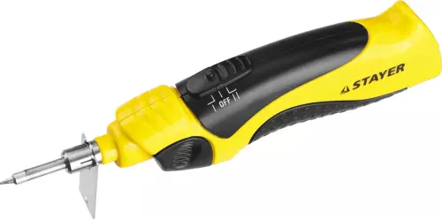 STAYER 8 Вт, 4.5 В, 3xAA, электропаяльник беспроводной 55409 Professional