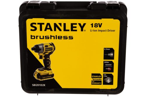 Фото Аккумуляторный гайковерт Stanley SBI201D2K Аккумуляторный гайковерт Stanley SBI201D2K