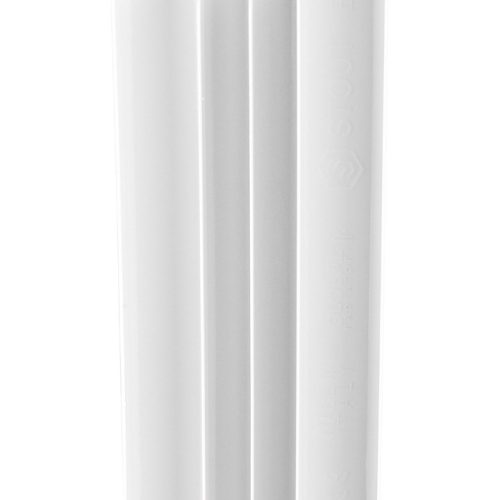 SRA-0120-050008 STOUT Bravo 500 8 секции радиатор алюминиевый нижнее правое подключение (белый RAL 9010)