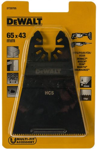 Насадка для многофункционального инструмента (65х43 мм) DeWALT DT 20705