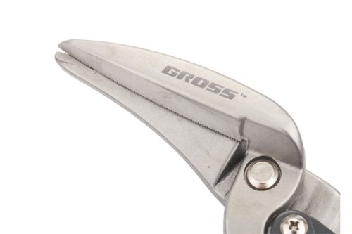 Фото Ножницы по металлу "Piranha", 270 мм, прямой и правый проходной рез, сталь СrMo, двухкомпонентные рукоятки Gross Ножницы по металлу "Piranha", 270 мм, прямой и правый проходной рез, сталь СrMo, двухкомпонентные рукоятки Gross