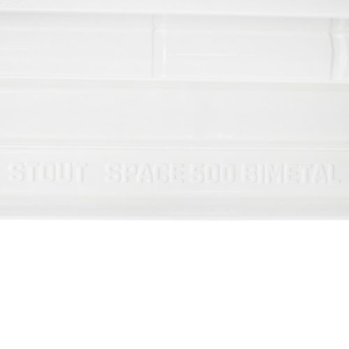 SRB-0310-050012 STOUT Space 500 12 секций радиатор биметаллический боковое подключение RAL9016
