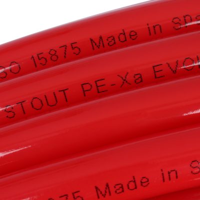 SPX-0002-522020 STOUT 20х2,0 (бухта 520 метров) PEX-a труба из сшитого полиэтилена с кислородным слоем, красная