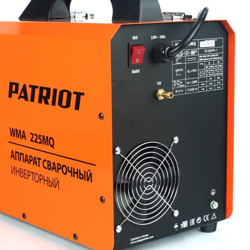 Фото Полуавтомат сварочный инверторный Patriot WMA 225MQ MIG/MAG/MMA Полуавтомат сварочный инверторный Patriot WMA 225MQ MIG/MAG/MMA