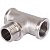 SFT-0065-121212 STOUT Тройник ВНВ никелированный 1/2"x1/2"x1/2"