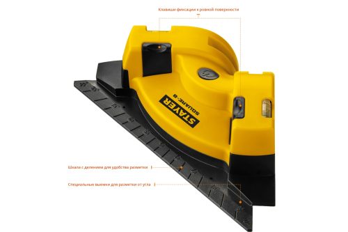 Фото STAYER угольник электронный для кафеля SQUARE-8 34928 STAYER угольник электронный для кафеля SQUARE-8 34928