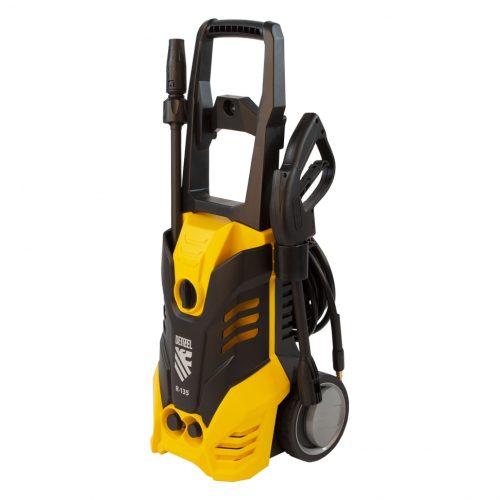 Фото Моечная машина высокого давления R-135, 1800 Вт, 135 бар, 6 л/мин, колесная Denzel Моечная машина высокого давления R-135, 1800 Вт, 135 бар, 6 л/мин, колесная Denzel