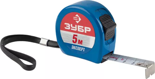 Фото ЗУБР 5 м х 19 мм, алюмин корпус, нейлон покрытие, компактная эргоном конструкция, рулетка 34058-05-19 ЗУБР 5 м х 19 мм, алюмин корпус, нейлон покрытие, компактная эргоном конструкция, рулетка 34058-05-19