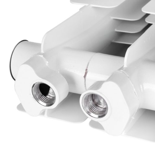 SRA-0120-050006 STOUT Bravo 500 6 секции радиатор алюминиевый нижнее правое подключение (белый RAL 9010)