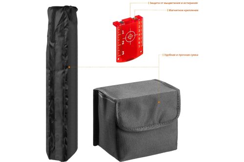 Фото Лазерный уровень ЗУБР Крест-2D (34907-2) со штативом Лазерный уровень ЗУБР Крест-2D (34907-2) со штативом