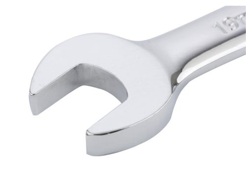 Набор ключей комбинированных с трещоткой, 8-19 мм, 7 шт, реверсивные, CrV Gross