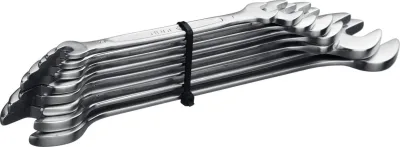 ЗУБР 8 шт, 6 - 22 мм, набор ключей гаечных рожковых 27009-H8