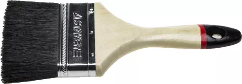 STAYER 100 мм, 4", щетина натуральная чёрная, кисть плоская UNIVERSAL-EURO 01022-100