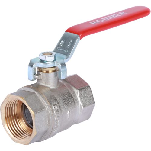 Фото RBV-0001-0110325 ROMMER Шаровой кран 1" ВН/ВН, ручка рыча RBV-0001-0110325 ROMMER Шаровой кран 1" ВН/ВН, ручка рыча