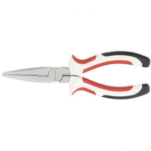 Фото Длинногубцы прямые WHite Nickel, 160 мм, никелированные, трехкомпонентные рукоятки Matrix Длинногубцы прямые WHite Nickel, 160 мм, никелированные, трехкомпонентные рукоятки Matrix