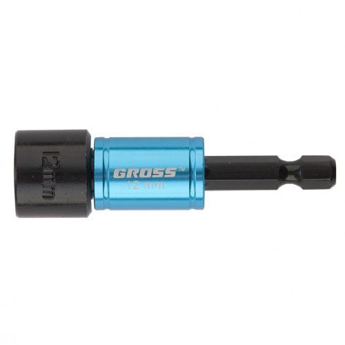 Фото Бита с торцевой головкой, магнит. Nut-Driver, 12 мм, S2 Gross Бита с торцевой головкой, магнит. Nut-Driver, 12 мм, S2 Gross