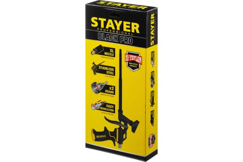 Пистолет для монтажной пены Stayer BLACK PRO 06862_z02
