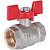 RBV-0003-0110220 ROMMER Шаровой кран 3/4" ВН/ВН, ручка бабочка