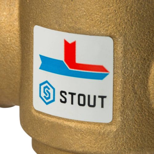 SVM-0030-325504 STOUT Термостатический смесительный клапан G 1" 1/4 НР 55°С