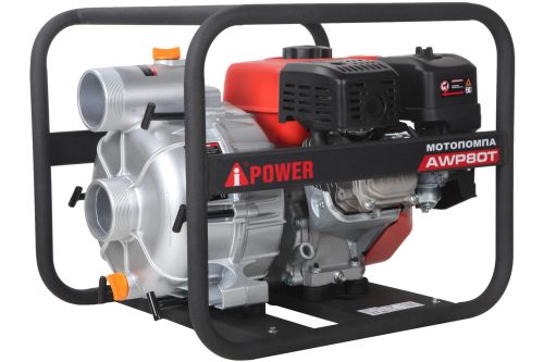 Бензиновая мотопомпа для грязной воды A-iPower AWP80Т