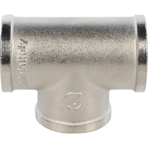 Фото SFT-0020-000034 STOUT Тройник ВВ никелированный 3/4 SFT-0020-000034 STOUT Тройник ВВ никелированный 3/4