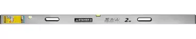 STAYER 2 м, правило-уровень с ручками 10752-2.0