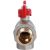 RBV-0006-0610220 ROMMER Шаровой кран угловой с американкой 3/4" ВН/НР, ручка бабочка