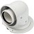 SCA-8610-240090 STOUT Элемент дымохода конденсац. адаптер 90° DN60/100 м/п PP-AL с фланцем (совместим. с Bosch)