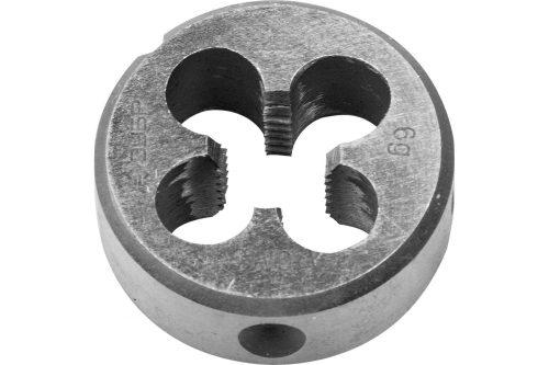 ЗУБР М12 x 1.75 мм, Р6М5, круглая машинно-ручная, плашка 4-28023-12-1.75_z01 Профессионал