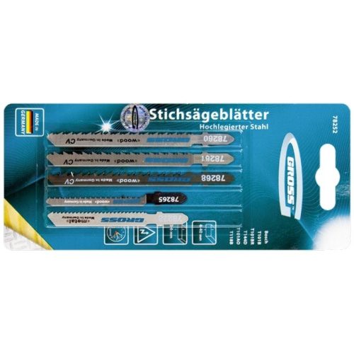 Набор полотен для электролобзика универсальный, 5 шт Gross