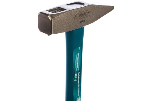 Фото Молоток слесарный, 300 г, квадратный боек, фибергласовая обрезиненная рукоятка Gross Молоток слесарный, 300 г, квадратный боек, фибергласовая обрезиненная рукоятка Gross