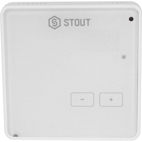 STE-0101-010003 STOUT Проводной комнатный регулятор R-10z, белый