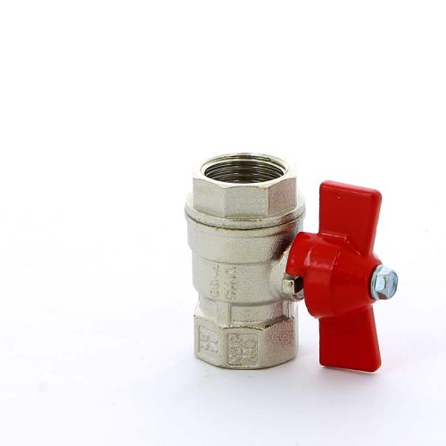 Кран шаровой ITAP VIENNA 119 - 1' (НР/ВР, PN30, Tmax 150°С, ручка-бабочка красная)
