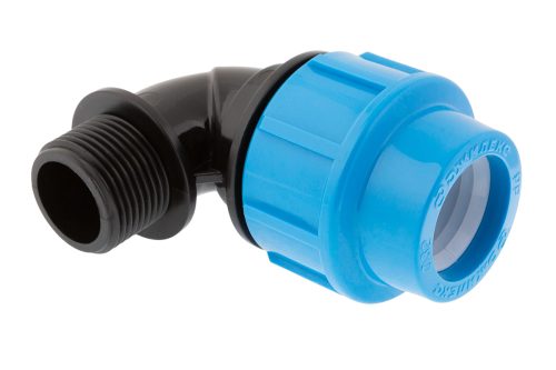 Фото Переход на наружную резьбу угловой ДЖИЛЕКС - 32 x 1" (винтовой, для труб ПНД) Переход на наружную резьбу угловой ДЖИЛЕКС - 32 x 1" (винтовой, для труб ПНД)