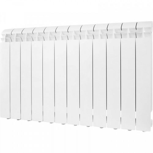 Global VOX- R 500 12 секций радиатор алюминиевый нижнее правое подключение (белый RAL 9010)