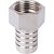 SFT-0066-001216 STOUT Штуцер ВР никелированный 1/2"x16