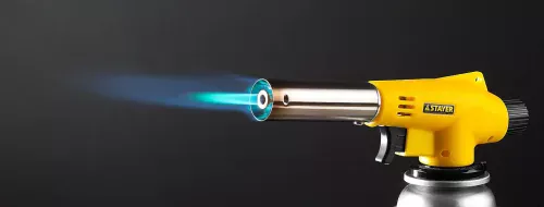 Фото STAYER 1300°C, пьезоподжиг, газовая горелка Maxterm 55584 STAYER 1300°C, пьезоподжиг, газовая горелка Maxterm 55584