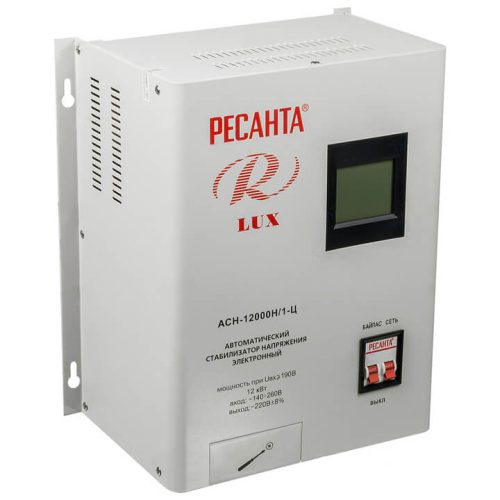 Стабилизатор напряжения Ресанта АСН 12000 Н/1-Ц Lux
