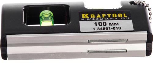 KRAFTOOL 100 мм, мини-уровень с магнитом 1-34861-010