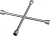 Фото STAYER 17-19-22 мм, 13/16", материал ключ-крест баллонный MAXCross 2755-H4 STAYER 17-19-22 мм, 13/16", материал ключ-крест баллонный MAXCross 2755-H4