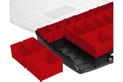 Фото ЗУБР 425 х 330 х 60, пластиковый, органайзер со съемными лотками ВОЛГА-20 38034-20 ЗУБР 425 х 330 х 60, пластиковый, органайзер со съемными лотками ВОЛГА-20 38034-20