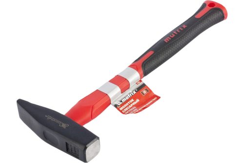 Фото Молоток слесарный optimal, 500 г, фибергласовая обрезиненная рукоятка, квадратный боек Matrix Молоток слесарный optimal, 500 г, фибергласовая обрезиненная рукоятка, квадратный боек Matrix