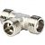 SFT-0018-343434 STOUT Тройник НН никелированный 3/4X3/4X3/4