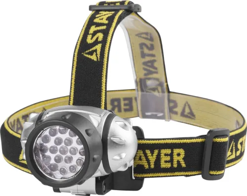 STAYER 19 LED, 3хAAA, налобный, фонарь налобный 56570