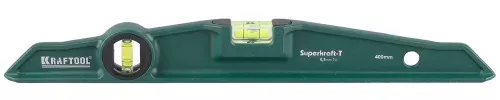 KRAFTOOL PROCAST 400 мм, литой уровень, фрезерованный, точность 0.5 мм/м, 34717-040