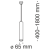 Подвесной светильник Technical P020PL-01GF