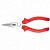 Длинногубцы прямые Standard, 200 мм, шлифованные, пластмассовые рукоятки Matrix