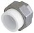 3252-tuf-321000 Kalde 32x1" Муфта разъемная с внутренней резьбой для полипропиленовых труб под сварку (цвет белый)